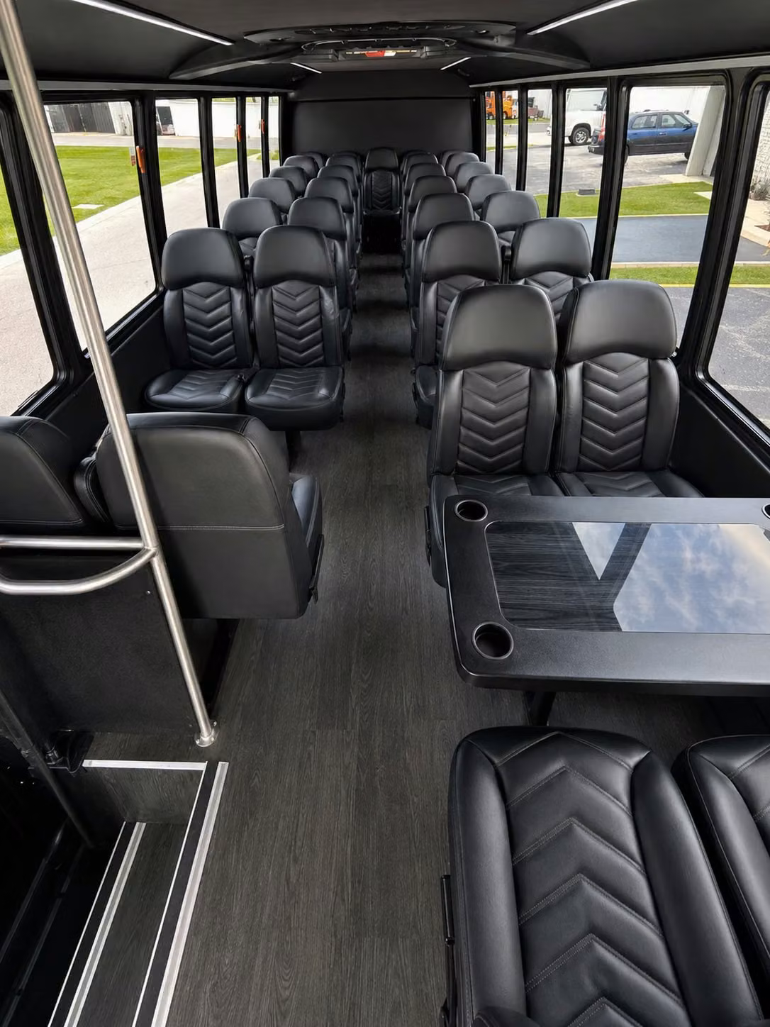20 passenger minibus interior