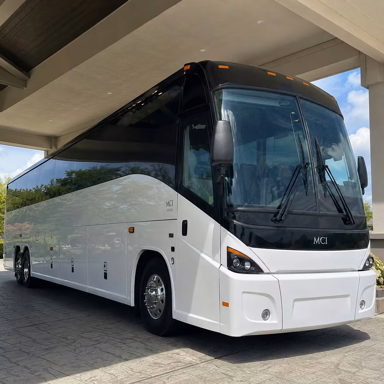 56 passenger charter bus
