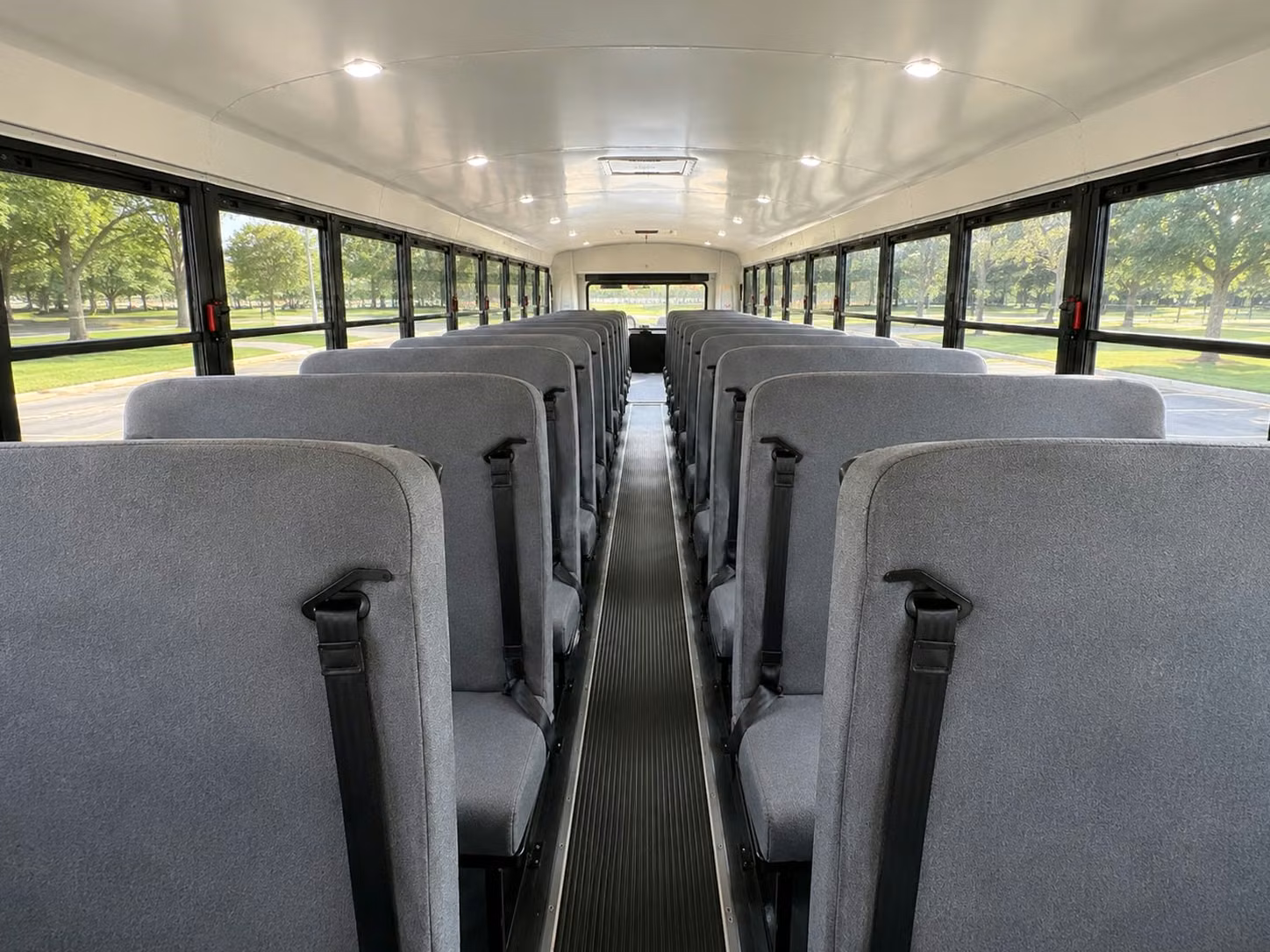 school bus interior