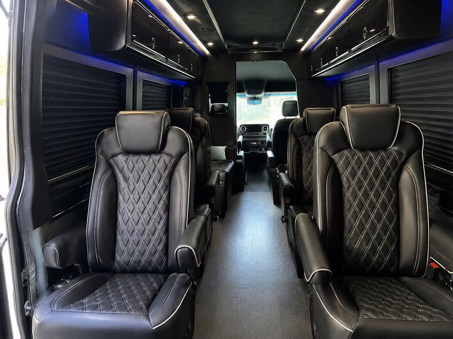 sprinter van with driver interior